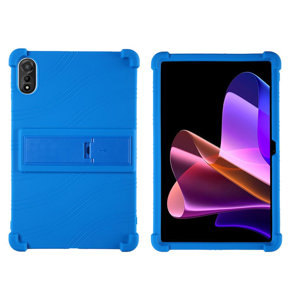 Blackview Mega 2 Tablet Hülle 2024, 12  Stoßfestes Silikon mit Ständer 12-inch blau