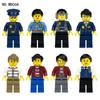480 City Professional Police Special Police Building Block Small Particles Assembled Children'S Toys