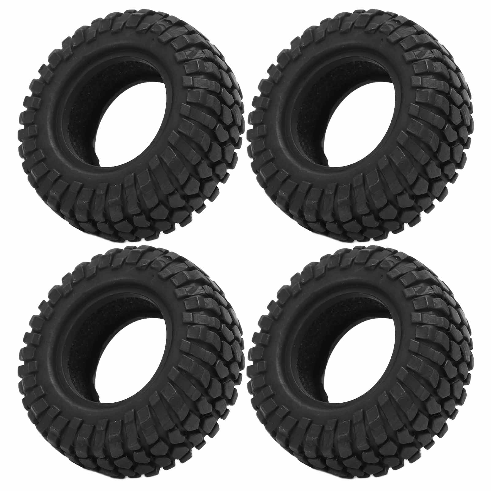 

4Pcs Micro Crawler Tires Soft Rubber Wheel Upgrade Part for Axial SCX24 1 24 RC Car AccessoriesType B
