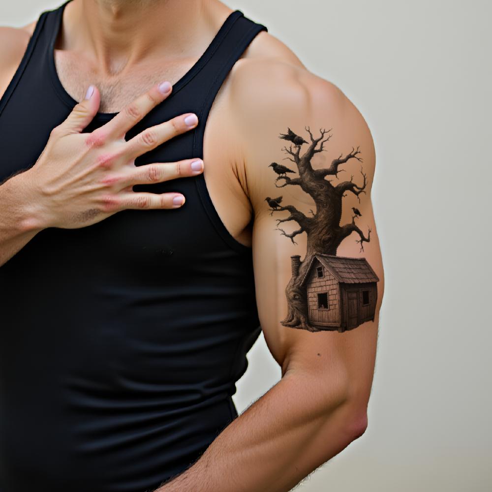 3pcs Temporary Tattoo Realistic Temporary Tattoos Serpent Eagle Deer Skull Skull For Thighs Adults Women