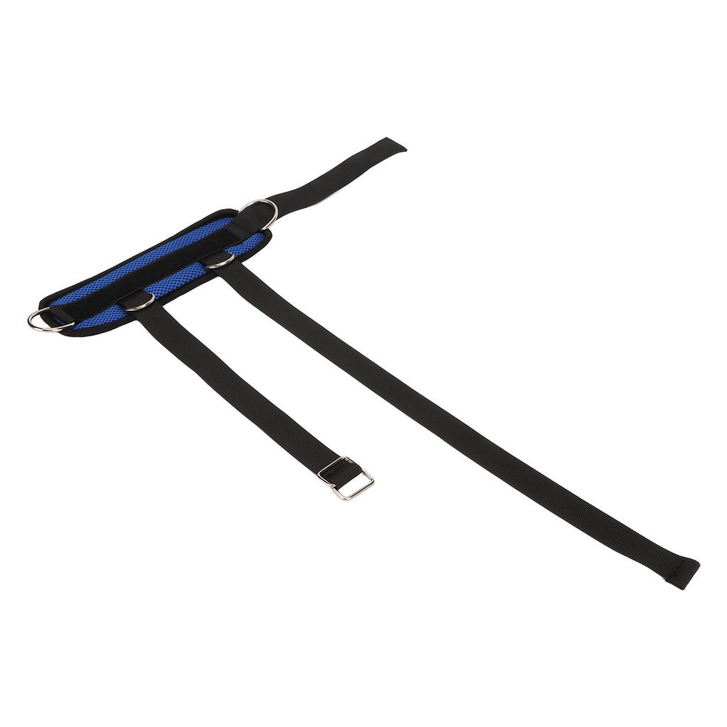 Ankle Strap Adjustable Hook and Loop Ankle Strength Exercises Belt for Leg Hip Workout Blue