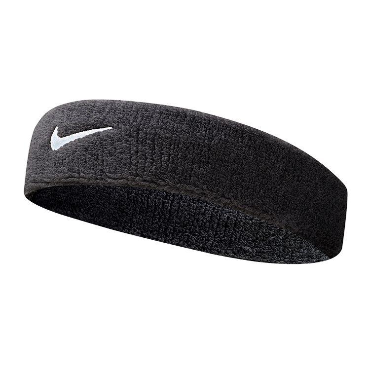 Nike Swoosh One Piece Cotton Headband Unisex Accessories Black AC2285-010 One Size