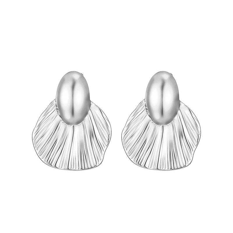 

Панк Сплав Неправильные Геометрические Серьги-гвоздики для женщин Простые Серьги золотого и серебряного цвета Модная Вечеринка Ювелирные изделия серебряный