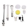 Electric Rotating Floor Scrubber Cordless Cleaning Brush IPX9 Waterproof Extendable Handle Cleaner
