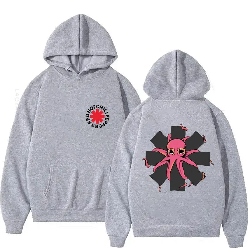 Горячая Распродажа Red Hot Chili Hoodie Peppers Женская Мужская Флисовая Толстовка С Длинным Рукавом Винтажная Рок-Группа Уличная Одежда Хип-Хоп Одежда XS