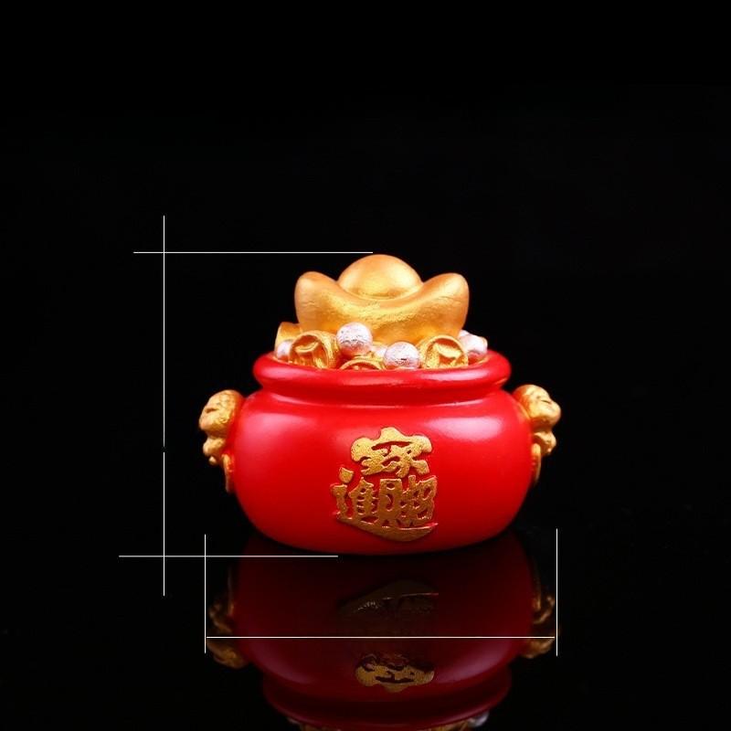 

Traditional Resin Wealth God Car Decor With Incense Holder For Vehicle Interior Style F