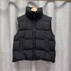 Women Light Weight Thermal Seamlessly Sleeveless White Duck Down Jacket All Match Chic Pocket Loose Down Vest