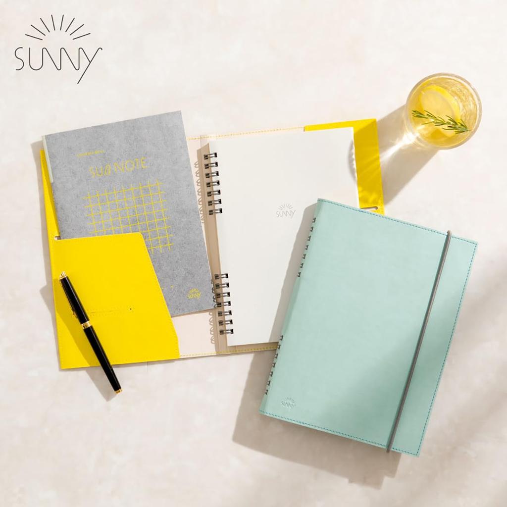 Iroha Publishing SUNNY NOTE PU Leather Cover [yellow] LSNP-06