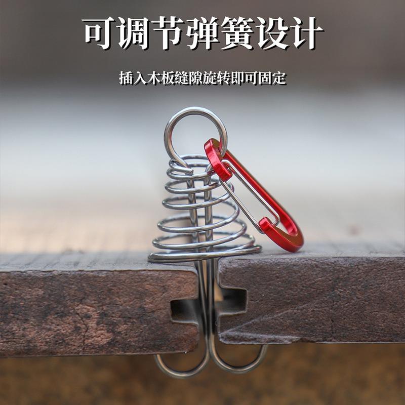 Outdoor Camping Adjustable Aluminum Tent Stakes For Canopy Deck