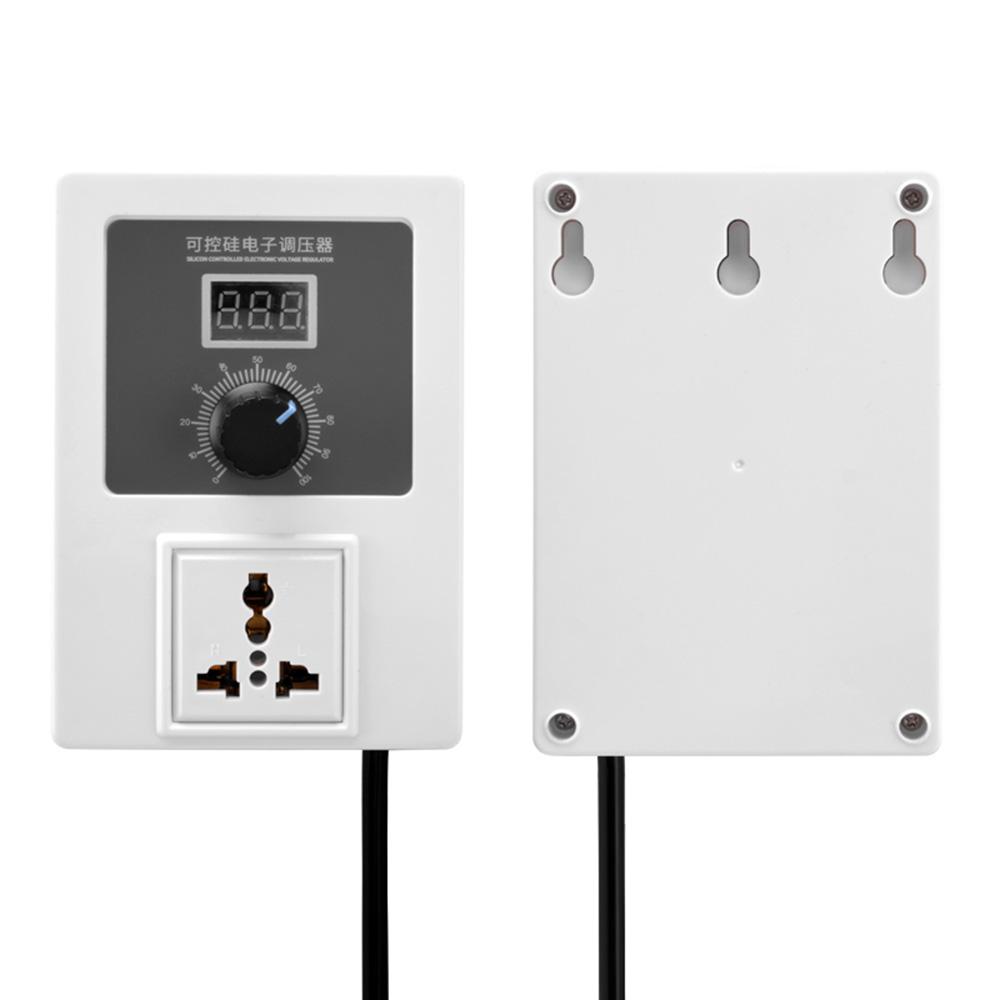 2000W High Power SCR Electronic Voltage Regulator AC 220V Motor Speed Controller Dimming Thermoregulation Module