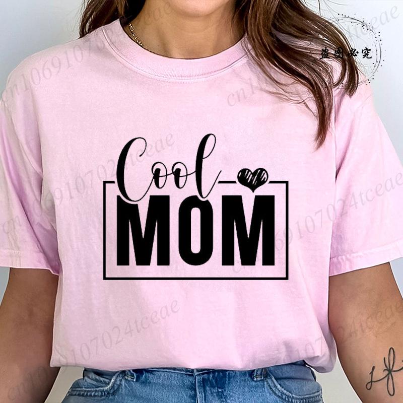 Funny Mom Life Design Graphic T Shirts Women Blessed Mama Mom Quotes Streetwear Tee Shirt Short Sleeve Clothing O Neck T Shirt