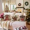 Neue Weihnachts-Kissenbezüge mit Druck Heim Sofa Dekoration Kissenbezüge Schlafzimmer Kissenbezüge