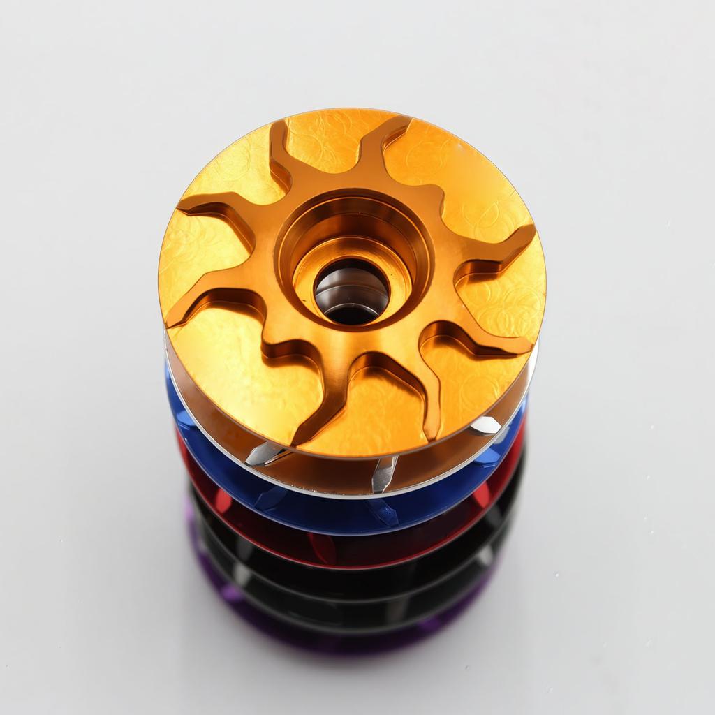 Corrosions Resistant Bicycles Stem Cover Headset Cap Dustproof Headset Cap for Professional Cyclists and Enthusiasts