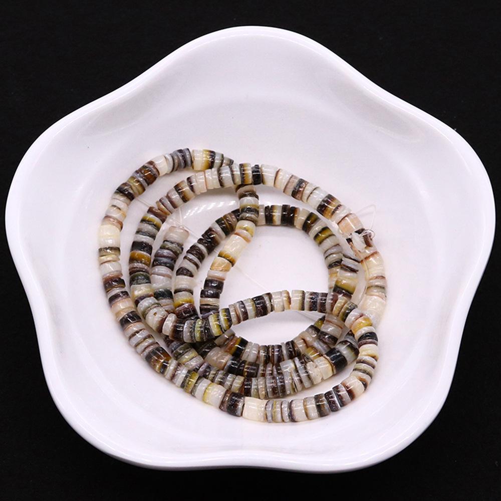 Natural Round Shell Spacer Beads for DIY Jewelry: Necklace & Bracelet Accessories