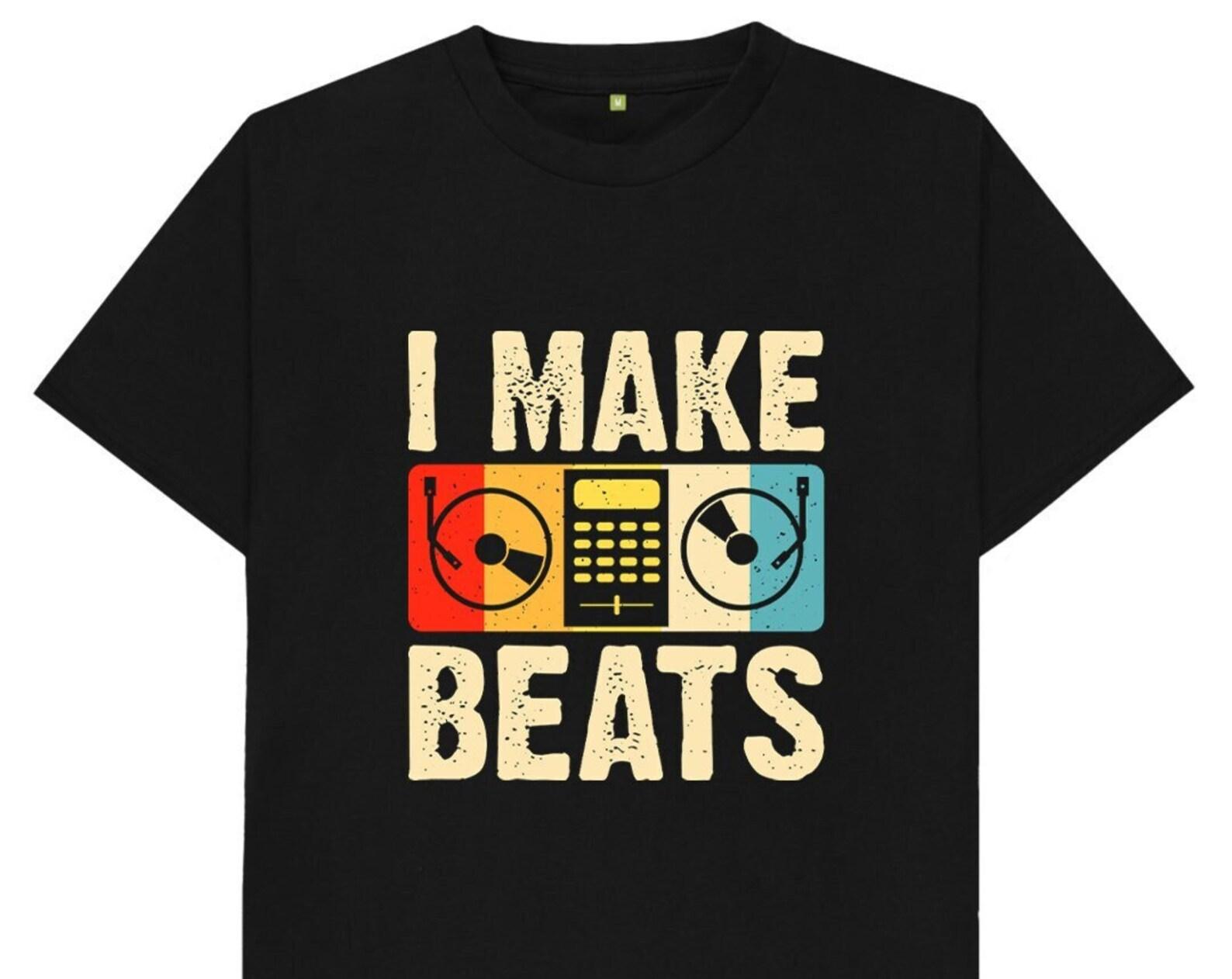I Make Beats Music Producer T shirt L