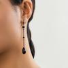 Vintage Gothic Blood Dripping Tassel Necklace Female, Simulation Blood Crystal Pendant Chain Clavicle Necklace