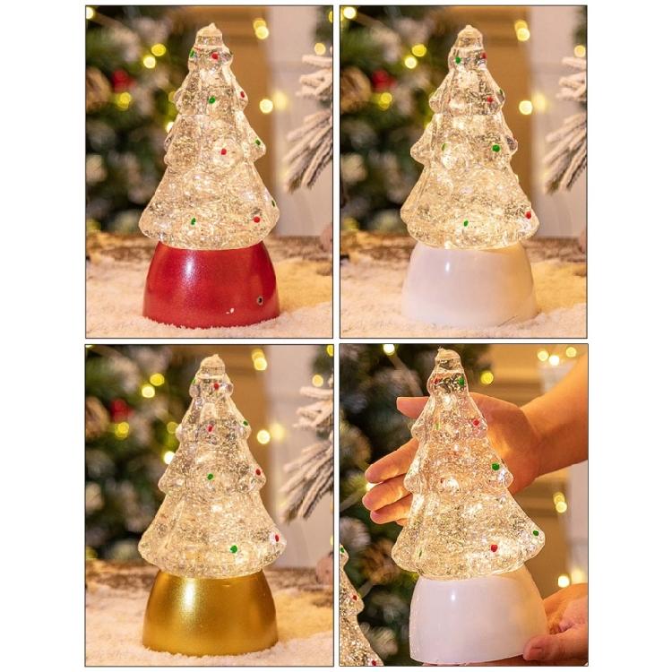 LED Light Up Christmas Tree Decoration Luminous Desktop Ornament Decors Gift