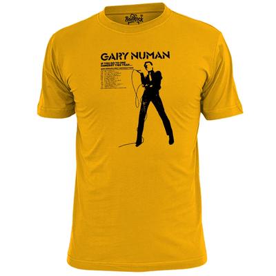 Maglietta da uomo con poster del tour di Gary Numan Elettronica