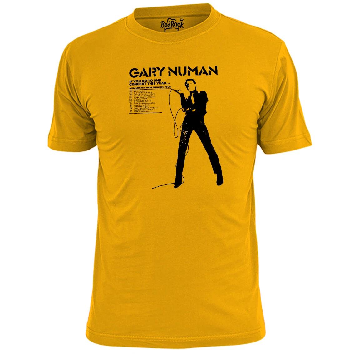 Mens Gary Numan Tour Poster T shirt Electronic XL