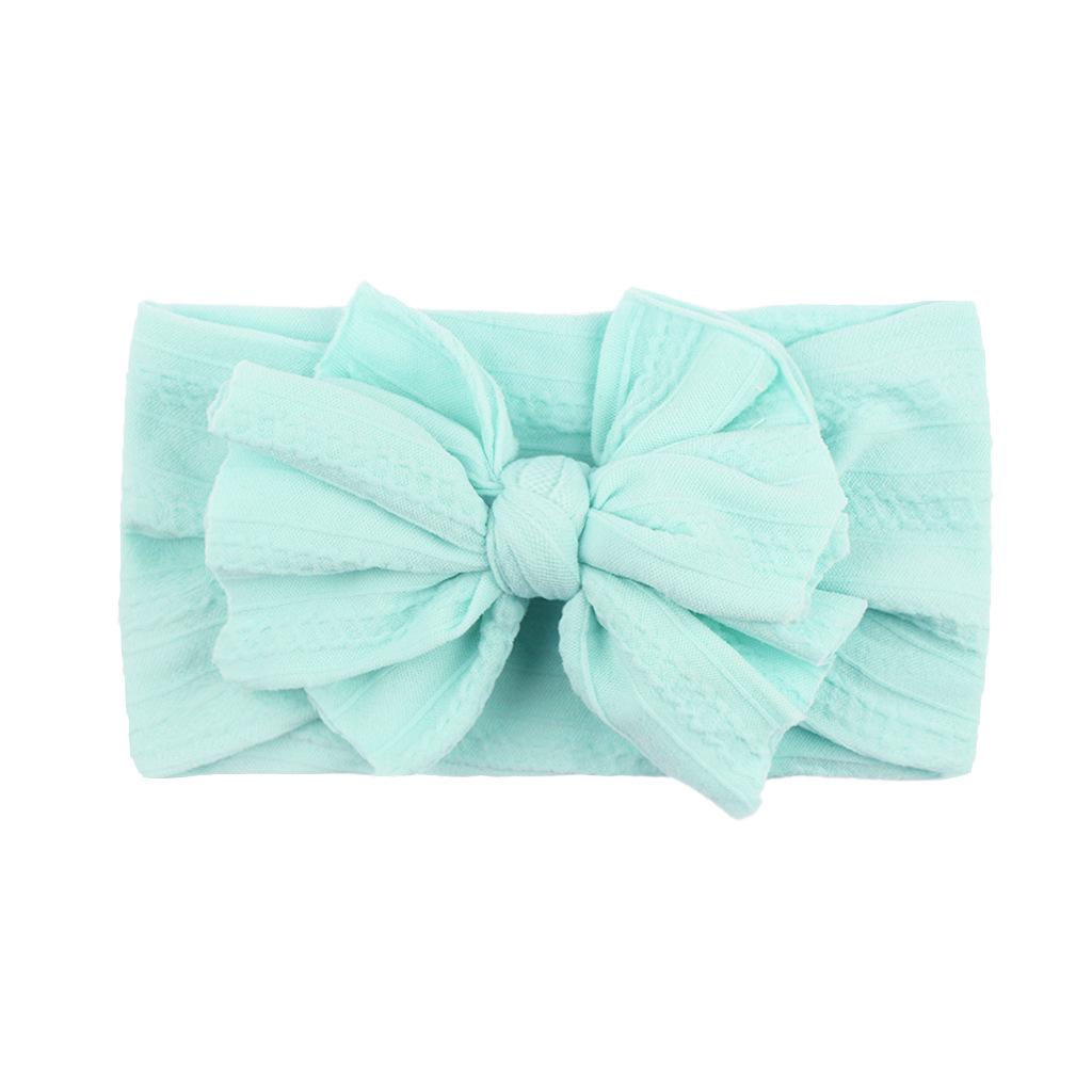 2022 Soft Nylon Jacquard Baby Headband - Elastic & Stylish Children's Hair Accessory