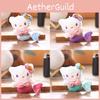 Mermaid Plush Pendant Bag Keyring Keychain Cat Animal Doll Cotton Pp
