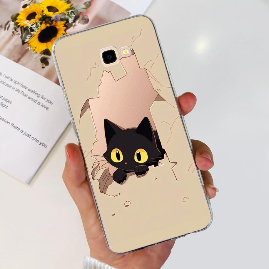 For Samsung Galaxy J4 Plus 2018 Phone Case Fashion Flower Soft Silicone Cover For Samsung J4 J 4 Plus 2018 J4+ J415F J4Plus Capa