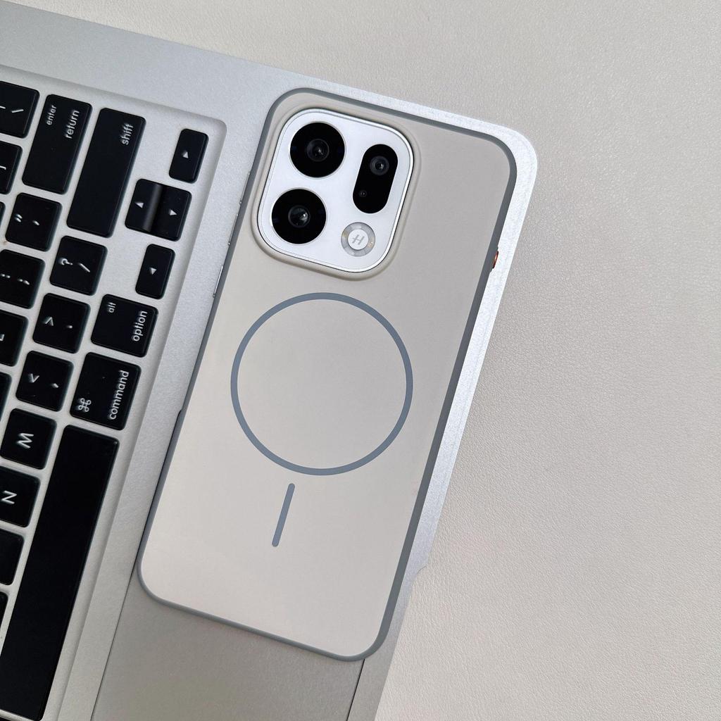 Custodia Magnetica di Lusso Color-Block per Telefono iQOO15: Protezione a prova di caduta, sensazione naturale sulla pelle