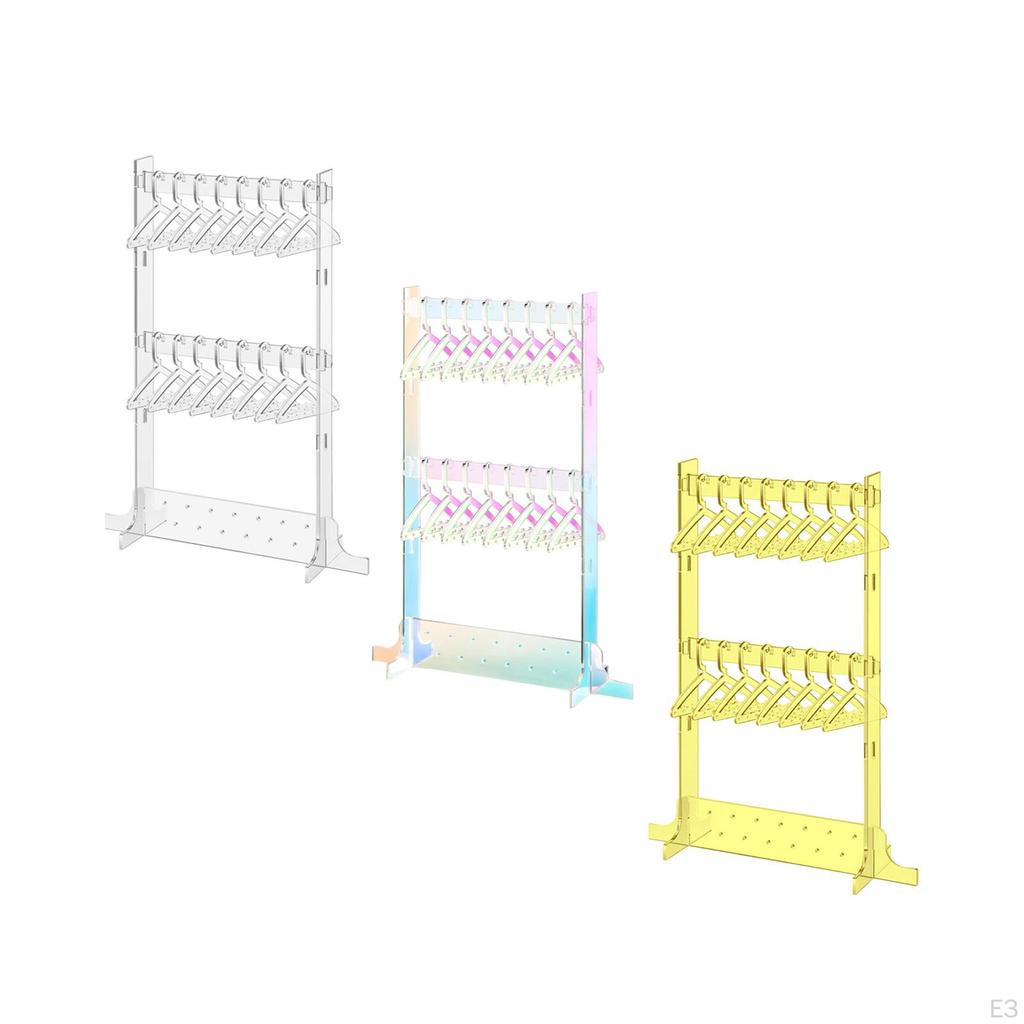 Acrylic Earring Display Stand Dangle Hanging Organizer Jewelry Shelf Rack Creative