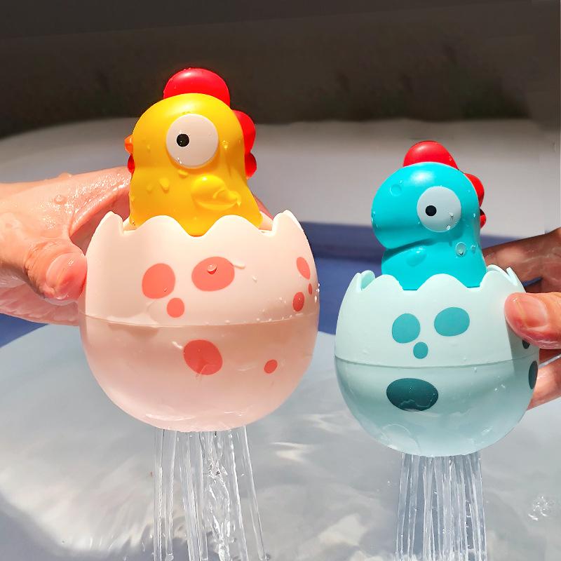 Baby Bade Spielzeug Kinder Niedliche Ente Pinguin Dinosaurier Ei Wassersprüh Sprinkler Badezimmer Spielzeug Kinder Glückliche Begleitung Bade Spielzeug Geschenk