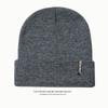Children's Knitted Hats Autumn and Winter Warm and Cold-proof Boys and Girls Versatile Letter Melon Rind Wool Hats