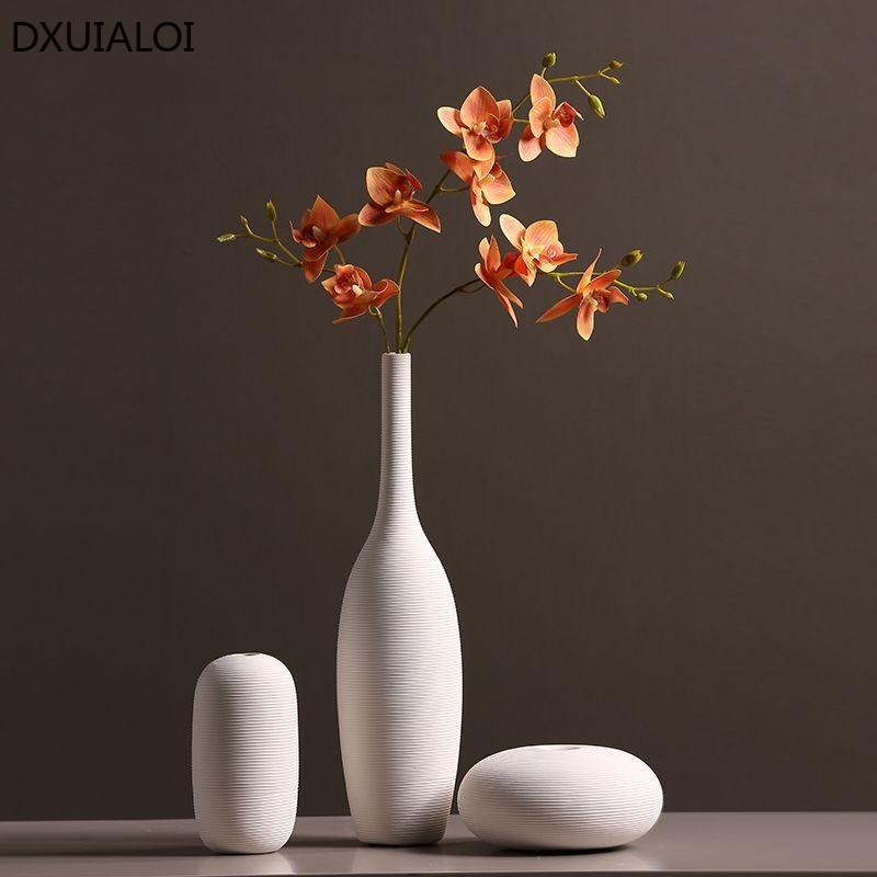 Ceramic vase Nordic style desktop ornaments Decoration of living room wine cabinet Hydroponic vase Home decoration accessories