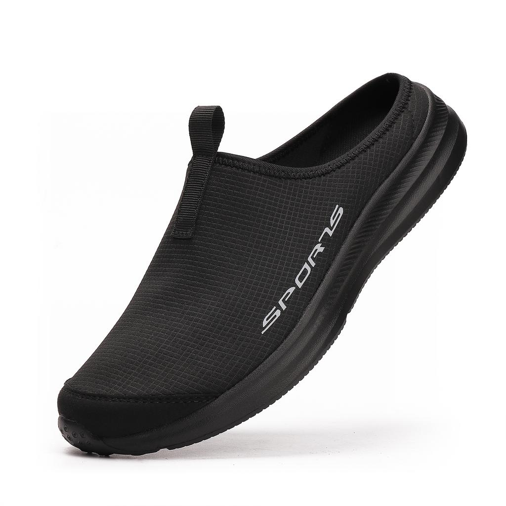 Summer 2024 Half Slippers for Men Trendy Men's Flat Bottom Casual Shoes Soft Sole Support Women's Sneakers Zapatos De Hombre