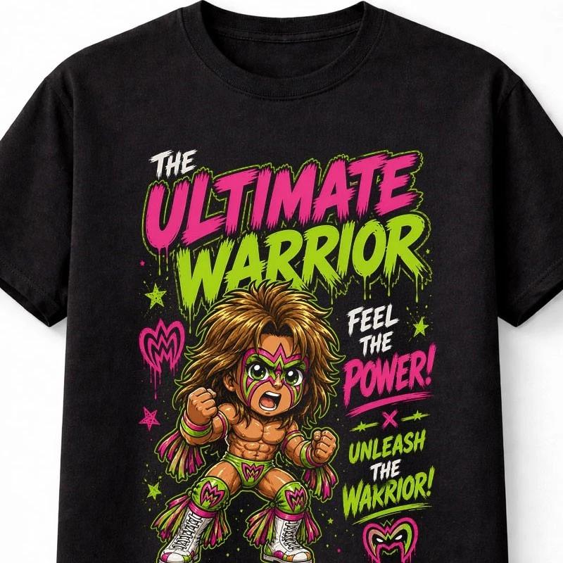 Ultimate Warrior Feel The Power Wrestling Legend Unisex TShirt S