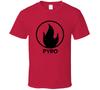 Camiseta para Fan de Videojuego Team Fortress 2 Pyro Equipo Rojo