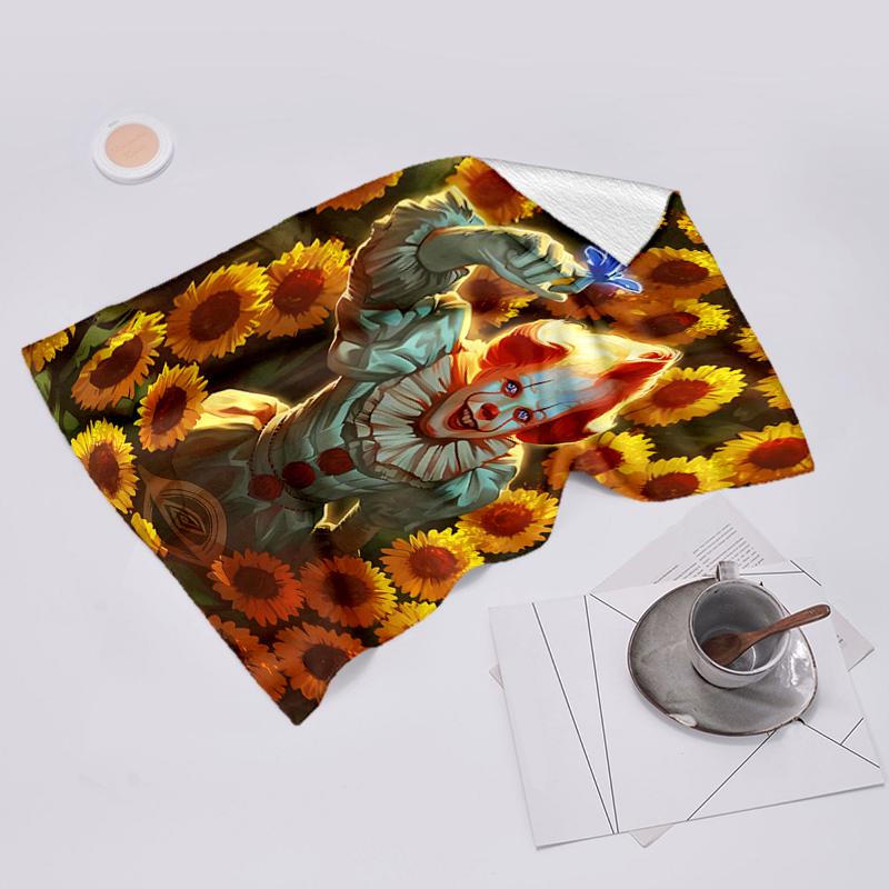 Beach Towel with Pennywise the Dancing Clown2 Pattern - soft,absorbent,machine washable Lightweight&Modern,swimming,Travel Essentials