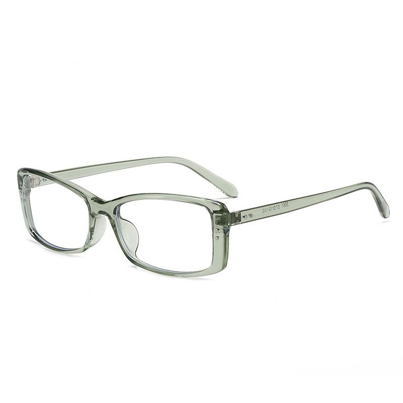 

Square Geometric Style Sunglasses With Pc Frame And Gray Lenses For Outdoor Sports And Fashion GreenFrameBlueLight