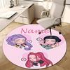 Personalized K-KPop Demon Hunters Round Chair Office Rug - Perfect for Mat, Office Chair & More - Ideal Gift for Birthdays and Holidays