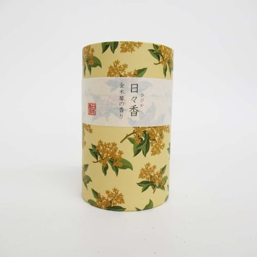 

Cylindrical incense sticks, Hibika, Osmanthus scent