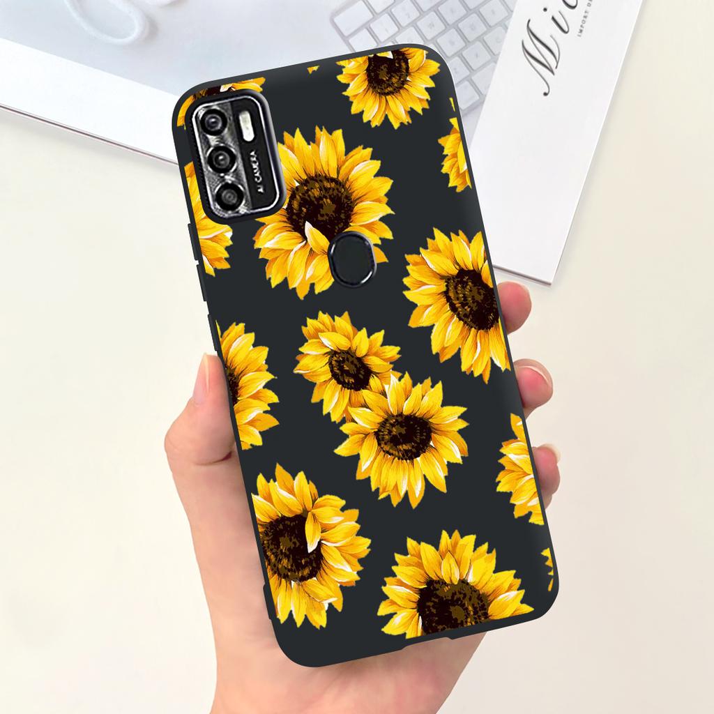 Per Custodia Telefono ZTE Blade A7020 Copertura Posteriore ZTE Blade A7s 2020 Guscio Paraurti Morbido in Silicone Liquido Moda Donna Cielo Stellato Funda Capa