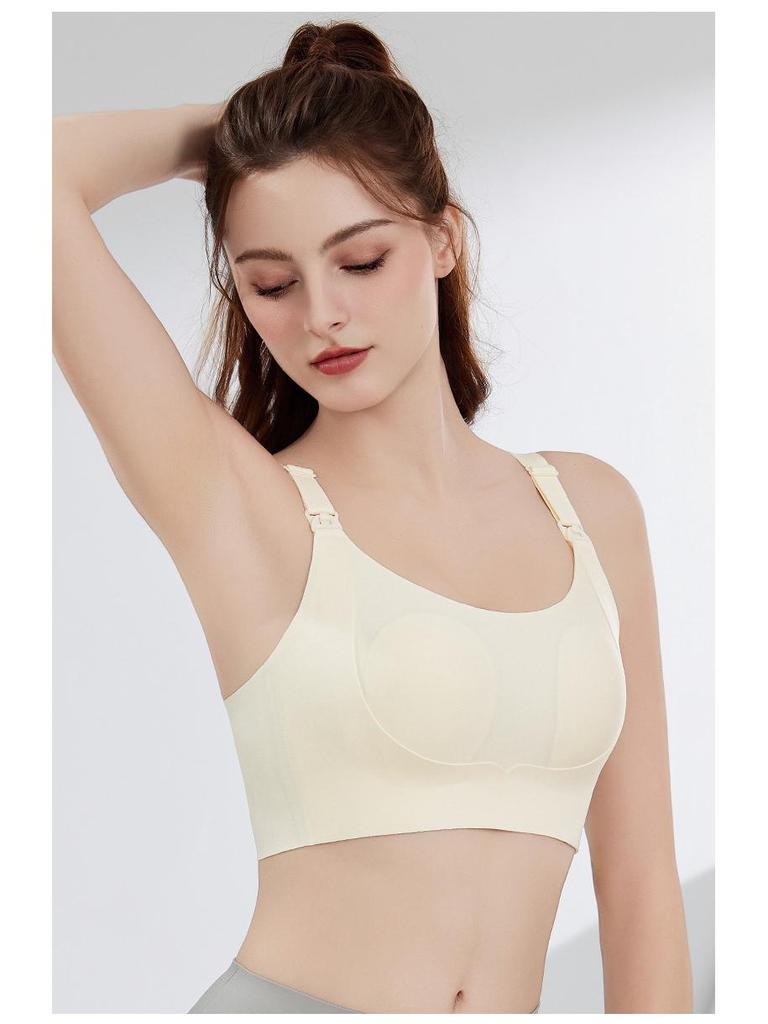 Rabbit Ear Nursing Bra for Postpartum - Lightweight, Thin, Large-Chest Minimizer