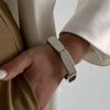 SHIXIN Kreative Hip Hop Unregelmäßige Geometrie Offene Feder Armreifen Damen Herren Übertrieben Goldfarbe Schwermetall Breites Manschettenarmband