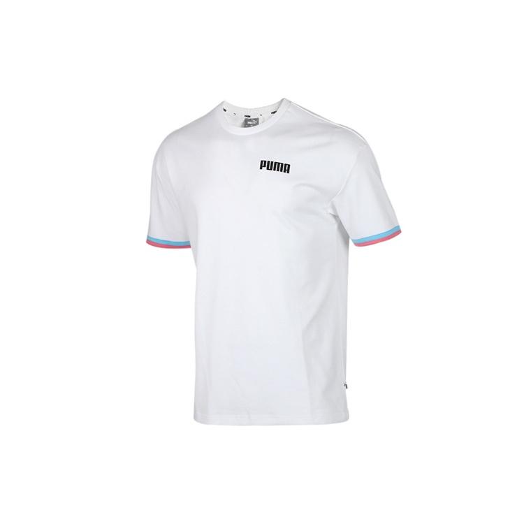 PUMA Training Gym Loose Short Sleeve White Men s 584155-02 M