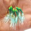 Golden Green Rubber Lures Lures Golden Tied Hooks Sabiki Sea Fishing Rigs  Saltwater