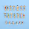 DIY sand table building model material scene model color swimsuit villain