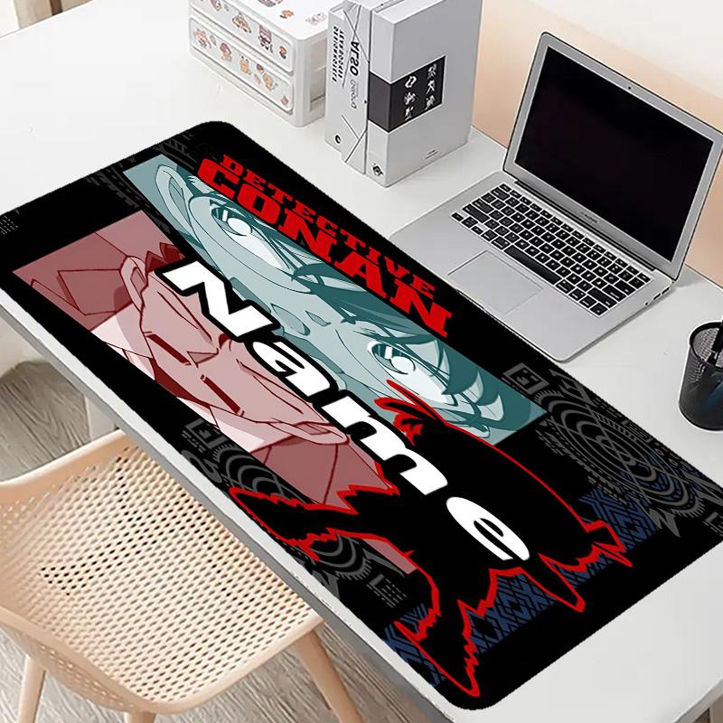 Custom Name Personalized Anime Pattern Mousepad, Laptop PC Desk Mat, Decorative Desk Mat for Home Keyboard Pad Gift