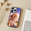 A-Asuna Anime K-Kirito Phone Case For iPhone 17,16,15,14,13,12,11,Pro Max,Plus Candy Silver Cover