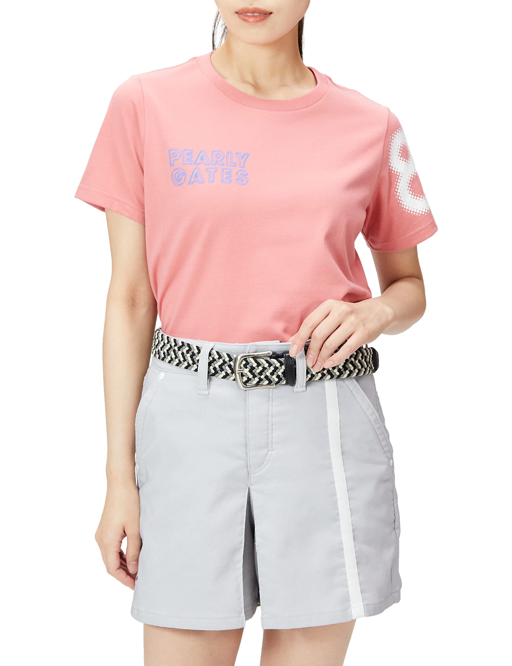 

Neo Cool Ny Покрытие Прохладный на ощупь 1 [PEARLY GATES] Женская футболка, Джерси, / 055-2263802 150_Коралловый [M]