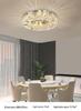 Luxury LED Crystal Ceiling Light: Round & Rectangular Dimmable Pendant for Living Room, Dining Room, Bedroom, Hall.