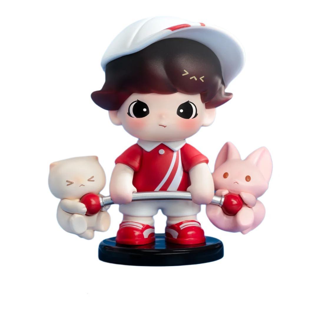 

New POP MART Dimoo Oh So Heavy! Figure Original Trendy Figures 8cm PPMT-2407-0067 Hey, it s so heavy!