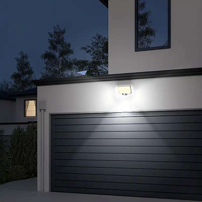 234 LED Solar Outdoor Lighting with Motion Sensor in 3 Modes 196.85 Inch Cable Suitable for Porch Courtyard Street Lighting